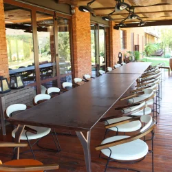 Linha Estelar - Mesa Antares em aço corten #03